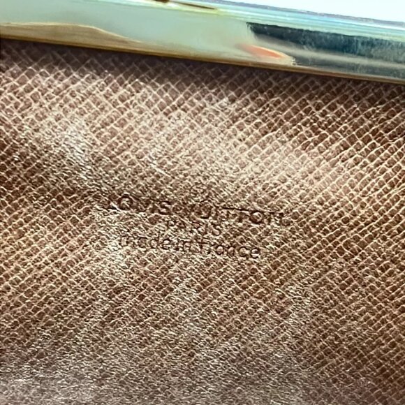 Auth LOUIS VUITTON Coin Purse with Crasp  Monogram 861 Coin Case 217-122124 - Picture 4 of 4